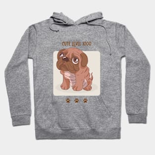 Cute Level 1000 / Cute Pug Puppy / Dog Lover / Dog Person / Pug Lover Hoodie